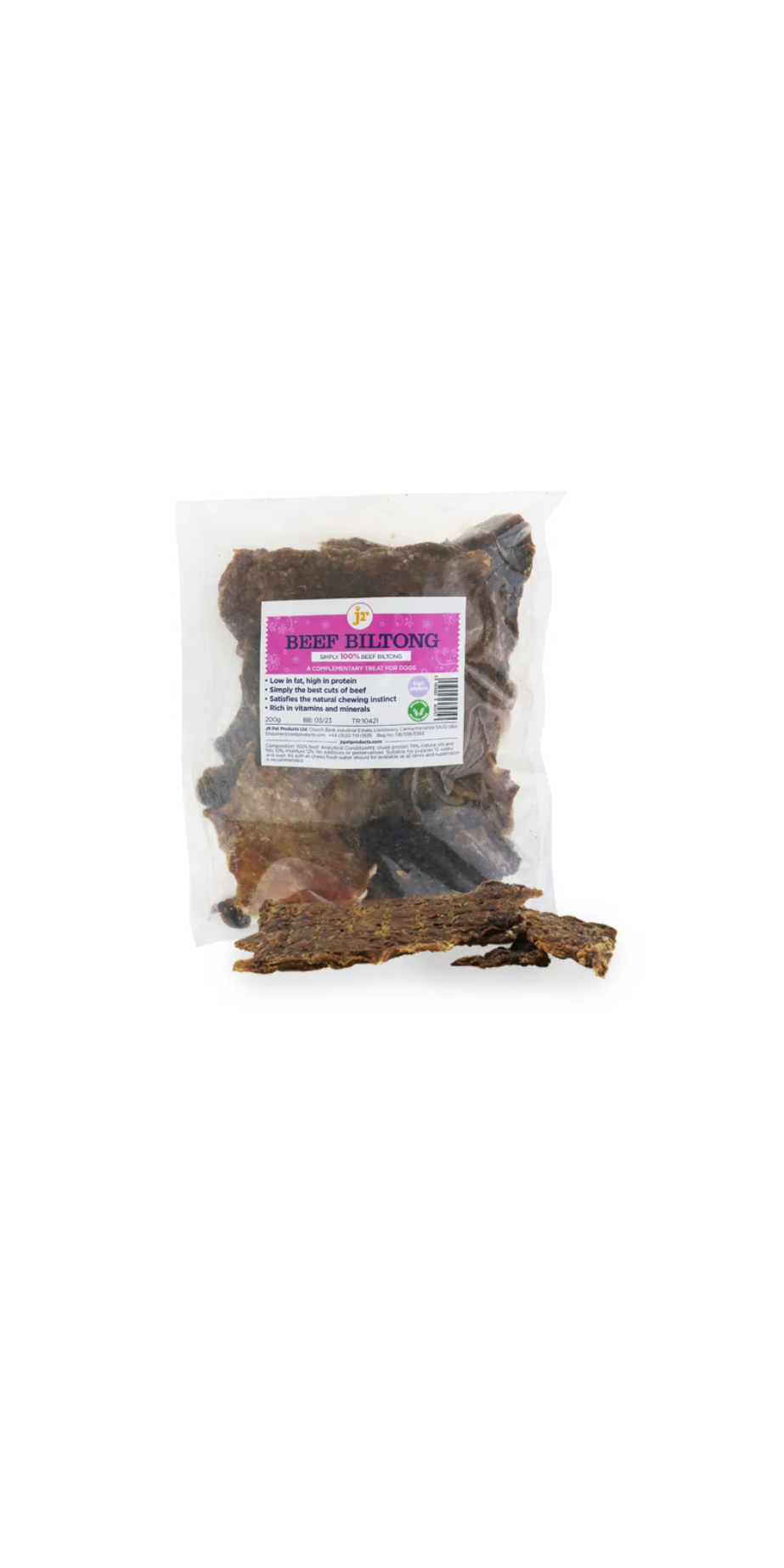 Jr Beef Biltong 200g The Dogs Diner